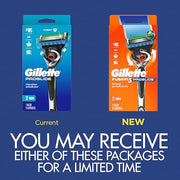 Gillette 1 Razor + 2 Refills / ProGlide 1 Handle + 2 Refills / 1 Count (Pack of 1) Cartridge Razors