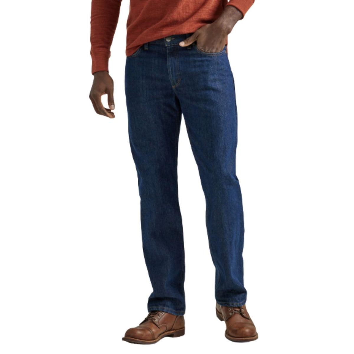 Men's Legendary Regular Boot Jean by Lee – 34W x 32L, Cotton, Pepper Prewash, Model 112339191