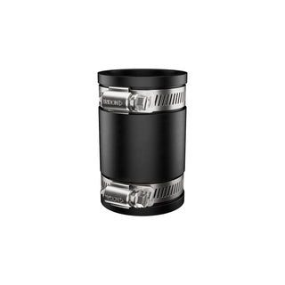 1-1/4 In. Plastic to Plastic PVC Coupling - 1 Each by Fernco – 1.25" X 1.25", Polyvinyl Chloride, Black, Model P1056-125