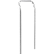 Poly-Z-Brite Utility CART Handle 14W by Nexel – Alloy Steel, Silver, Model AH14Z