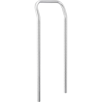 Poly-Z-Brite Utility CART Handle 14W by Nexel – Alloy Steel, Silver, Model AH14Z