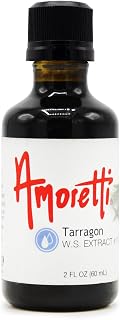 Amoretti Tarragon Extract Water Soluble 1.9 lbs - Highly Concentrated & Perfect For Pastry, Savory, Brewing, and more, Preservative Free, Vegan, Kosher Pareve, Keto Friendly