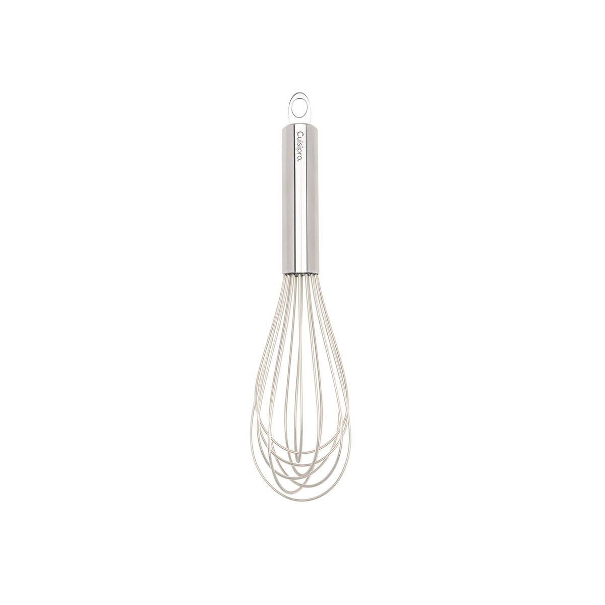 Silicone Piano Whisk 10" Frost by Cuisipro – Medium, silicone, Silver, Model 74695011