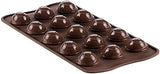 Silikomart CHOCO SPIRAL silicone mould | 15 chocolates, Easy Choc, h 30 mm, Volume 135 ml, non-stick, pack of 1 mould for sweets, Made in Italy