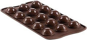 Silikomart CHOCO SPIRAL silicone mould | 15 chocolates, Easy Choc, h 30 mm, Volume 135 ml, non-stick, pack of 1 mould for sweets, Made in Italy