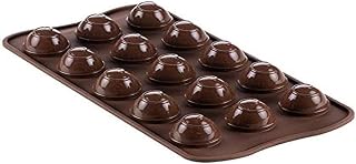 Silikomart CHOCO SPIRAL silicone mould | 15 chocolates, Easy Choc, h 30 mm, Volume 135 ml, non-stick, pack of 1 mould for sweets, Made in Italy