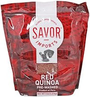 Savor Imports Red Quinoa, Pre-Washed, 5 Pound, Product of Peru, 2 per case