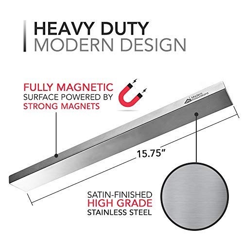 Modern Innovations 16 Inch / Silver / Modern Magnetic Knife Strips