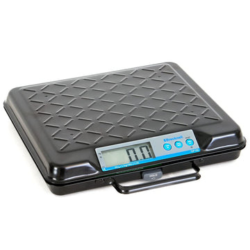 SBWGP100 - Portable Electronic Utility Bench Scale by Brecknell – 100 lb Capacity, Plastic, Black