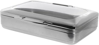 HUBERT Chafer 8 4/5 Qt Modern Style Full Size Stainless Steel - 22 4/5" L x 18 9/10" W x 6 3/10" H