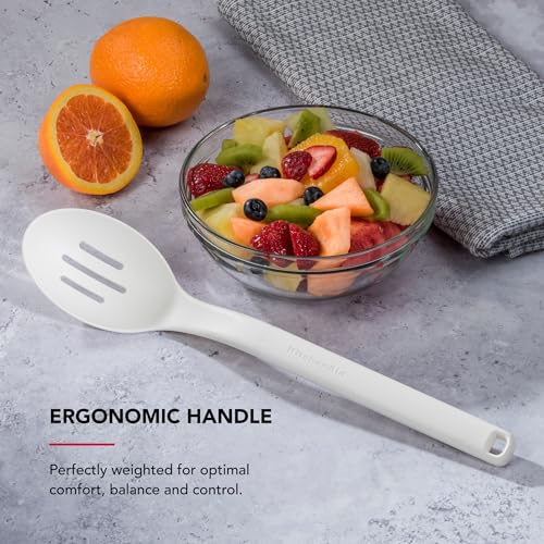 KitchenAid Porcelain White / 13.6-Inch / Everyday Cooking Spoons