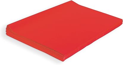 Pacon Spectra Deluxe Bleeding Art Tissue, Scarlet, 20" x 30", 480 Sheets