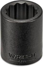 Wright Tool 9/16" - 1/2" Dr. 12 Pt. Std. Impact Socket