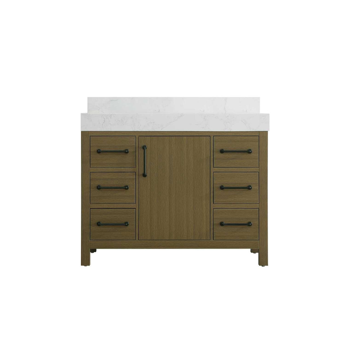 Elegant Kitchen and Bath 42" Single Bathroom Vanity in Chestnut Brown by Elegant Lighting – unspecified, Wood, Chestnut Brown, Model VF60642MCB-BS