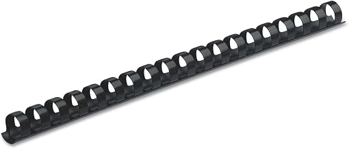 Fellowes Plastic Combs - Round Back, 3/8 Inch, 100 pack, Navy (52505)
