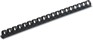 Fellowes Plastic Combs - Round Back, 3/8 Inch, 100 pack, Navy (52505)