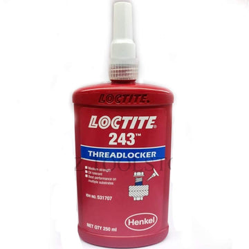 New Lot 243 250ml Threadlocker Medium Strength Premium Pack by Loctite – 250ml, Metal, Blue