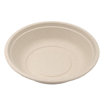 Disposable Molded Fiber Bowl by Generic – 40 Ounce, Molded Fiber, Natural