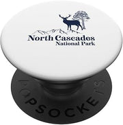 North Cascades - Funny Nature Mother's Father's Day Birthday PopSockets Adhesive PopGrip