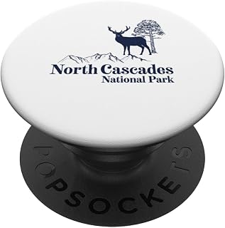North Cascades - Funny Nature Mother's Father's Day Birthday PopSockets Adhesive PopGrip