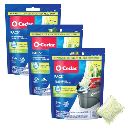 O-Cedar Citrus / 10 Count (Pack of 3) / 3 Floor Cleaners
