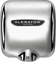 Excel Dryer XL-CV-1.1N Hand Dryer XLERATOR XL-C Automatic, Surface-Mounted, Cast Cover, Chrome Plated, 208-277V with Noise Reduction Nozzle
