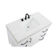 Elegant Kitchen and Bath 42" Single Bathroom Vanity in White by Elegant Lighting – unspecified, Wood, White, Model VF60642WH