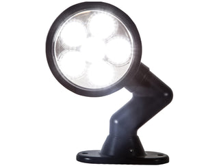 Buyers Products Articulating LED Spot Work Light 5 Inch Clear by Buyers Products Company – 5" LED, Aluminum, Clear, Model 1492126