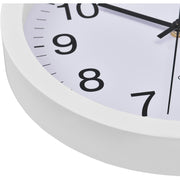 12" Wall Clock by Global Industrial – Plastic, White, Model 695323