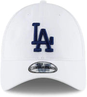 MLB Core Classic 9TWENTY Adjustable Hat Cap One Size Fits All (Los Angeles Dodgers White) by New Era – One Size, Cotton, Los Angeles Dodgers White, Model Mlb 9twenty