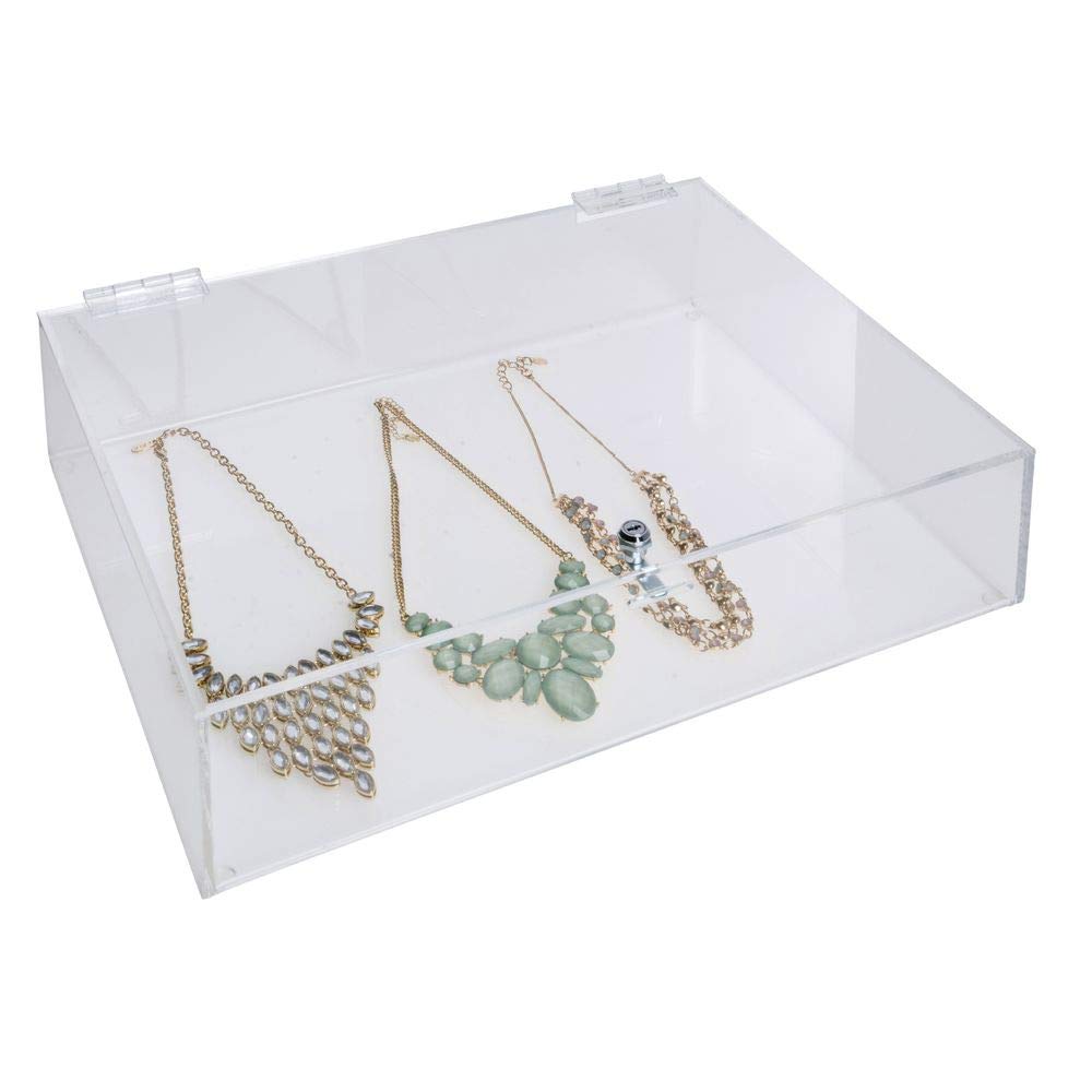 16 x 12 x 4 Flat Acrylic Display Case by AARCO DISPLAY PRODUCTS – Model 1461
