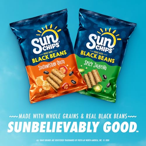 Sunchips Black Bean Variety Pack / 40 Count (Pack of 1) / Variety Chips & Crisps