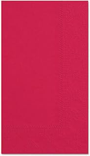 Hoffmaster Red Dinner Napkin, 15 x 17 inch - 1000 per case.
