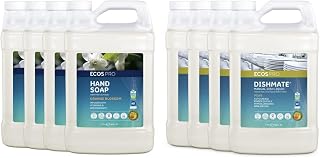 ECOS PRO Hand Soap Refill + Earth Friendly Products Proline Dishmate Pear Ultra-Concentrated Liquid Dishwashing Cleaner