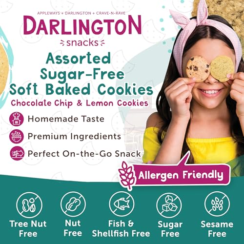 Darlington Snacks Assorted (Sugar-Free) / 0.75 Ounce (Pack of 212) / 212 Cookie Assortments