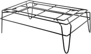 HUBERT Retail Floor Display Stand Black Wire - 24"L x 14"W x 8"H