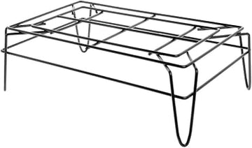 HUBERT Retail Floor Display Stand Black Wire - 24"L x 14"W x 8"H