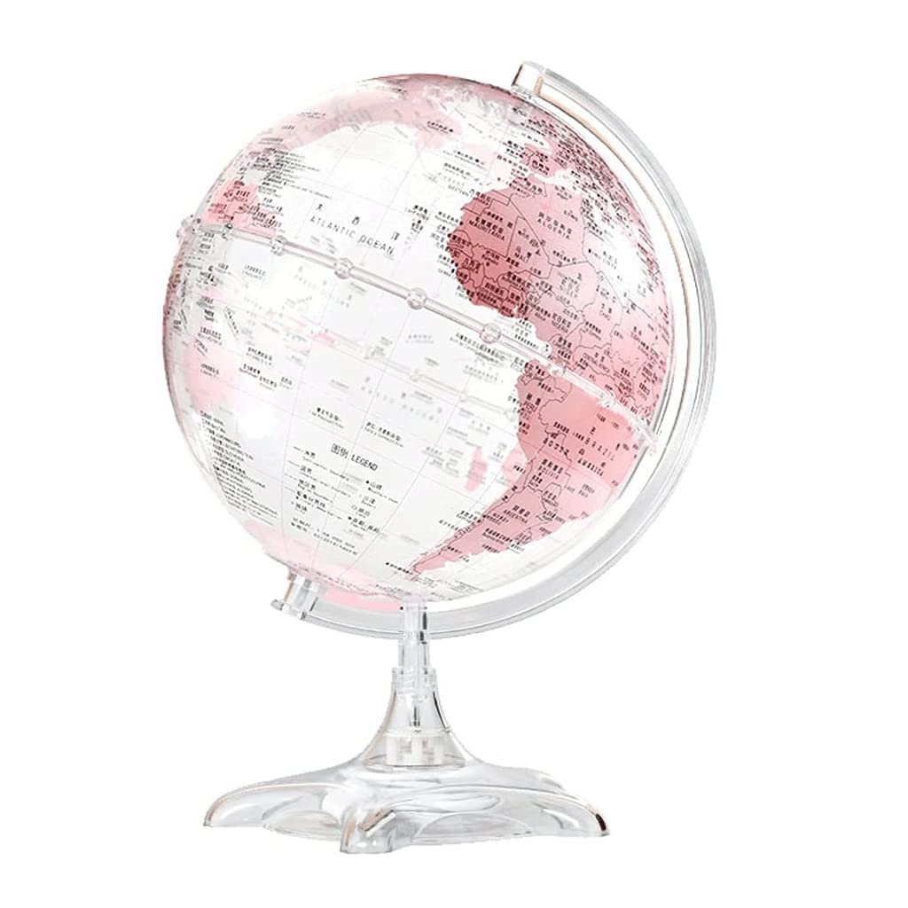 8. 5 Inch Ar Automatic 360° Rotating Globe with World Map...(H) by xdgFHsy – One Size, Resin, H, Model xdgFHsy