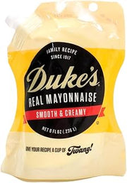 DUKE'S Duke’s Real Mayonnaise Pouch – Original Smooth & Creamy Taste, 8 Ounce (Pack of 1)