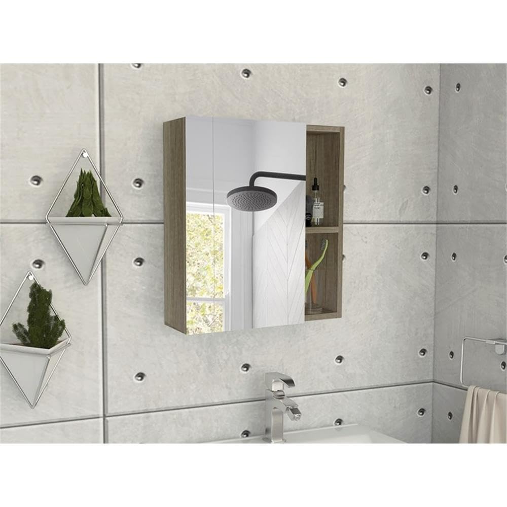 Tuhome Pine / 19.5" H x 17.7" W x 5.4" D / Modern Medicine Cabinets