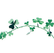 St. Patrick's Day Metallic Green Shamrock Garland by Darice – 9', Green, Model 2405-19