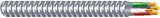 Southwire 68582602 - Metal Clad Armored Cable, MC, 14 AWG, 1, 000 ft, Number of Conductors 3 with Insulated CU Ground