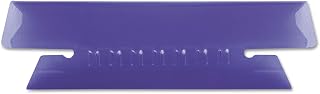 Pendaflex 4312VIO Hanging File Folder Tabs, 1/3 Tab, 3 1/2 Inch, Violet Tab/White Insert, 25/Pack