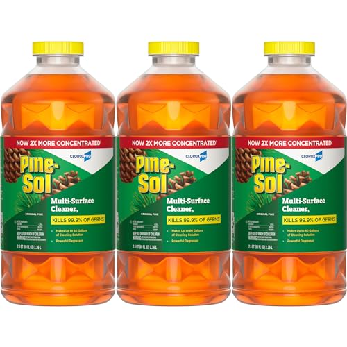 Pine-Sol 80 Fl Oz (Pack of 3) / Amber / 1 Bathroom Cleaners