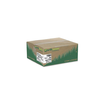 Webster ReClaim Heavy-Duty Recyled Can Liners by Earthsense Commercial – 56.0 gallons, Plastic, Pack of 13, Model RNW4750