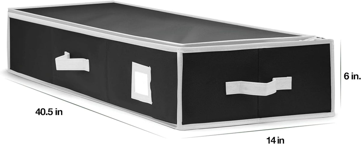 Homior Wrapping Paper Organizer, Holds 24 Rolls, Black