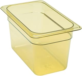 Cambro Amber 1/4 Size High Heat H-Pan 6" H