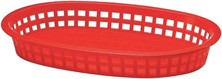 TABLECRAFT, TABLECRAFT BASKET PLASTIC RED 1-3 DOZEN, Manufacturer Part Number: 1076R