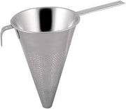 PADERNO World Cuisine Stainless Steel Strainer with Granular Size Perforations, 9-1/2-Inch