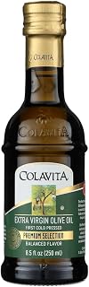 COLAVITA Extra Virgin Olive Oil, Cholesterol Free, 8.5 Fluid Ounces (Pack Of 12)